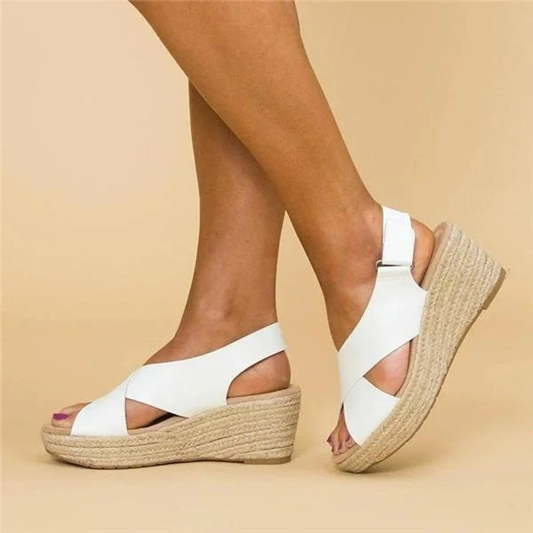 Comfortable Wedge Espadrilles - Clara