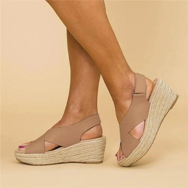 Comfortable Wedge Espadrilles - Clara