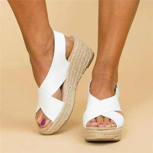 Comfortable Wedge Espadrilles - Clara